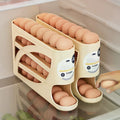 NeatLume Rolling Egg Holder Rack – Auto-Dispense Freshness, Zero Chaos