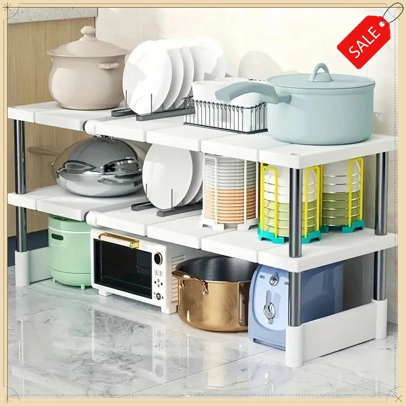 NeatLume Under Sink Storage Rack – Expand Your Space, Reclaim Your Calm